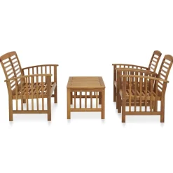 MAISON EXCLUSIVE - Salon de jardin 4 pcs bois d'acacia solide