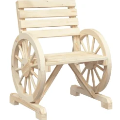 MAISON EXCLUSIVE - Salon de jardin 3 pcs bois de sapin massif