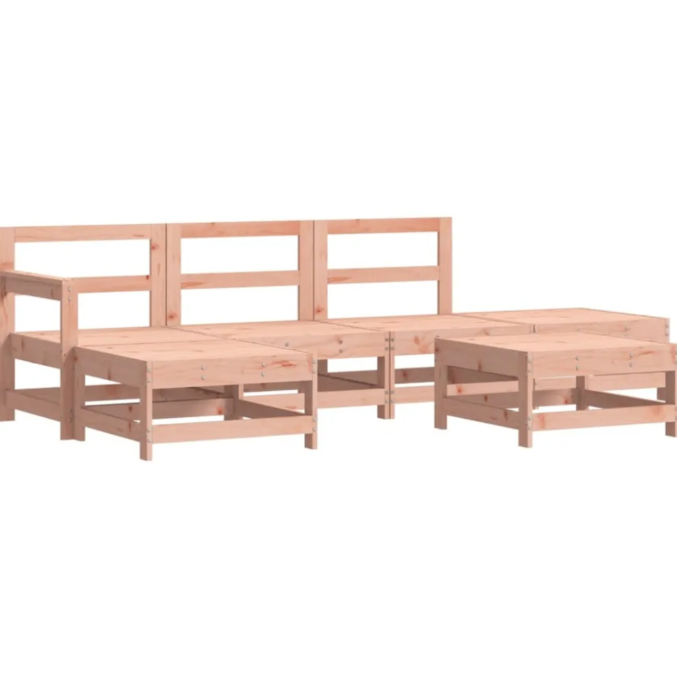 MAISON EXCLUSIVE - Salon de jardin 6 pcs bois massif douglas