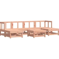 MAISON EXCLUSIVE - Salon de jardin 7 pcs bois massif douglas