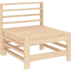 MAISON EXCLUSIVE - Salon de jardin 6 pcs bois de pin massif