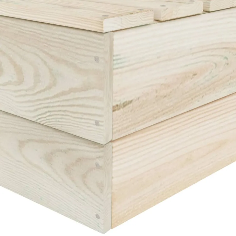MAISON EXCLUSIVE - Salon de jardin palette 5 pcs bois d'épicéa imprégné