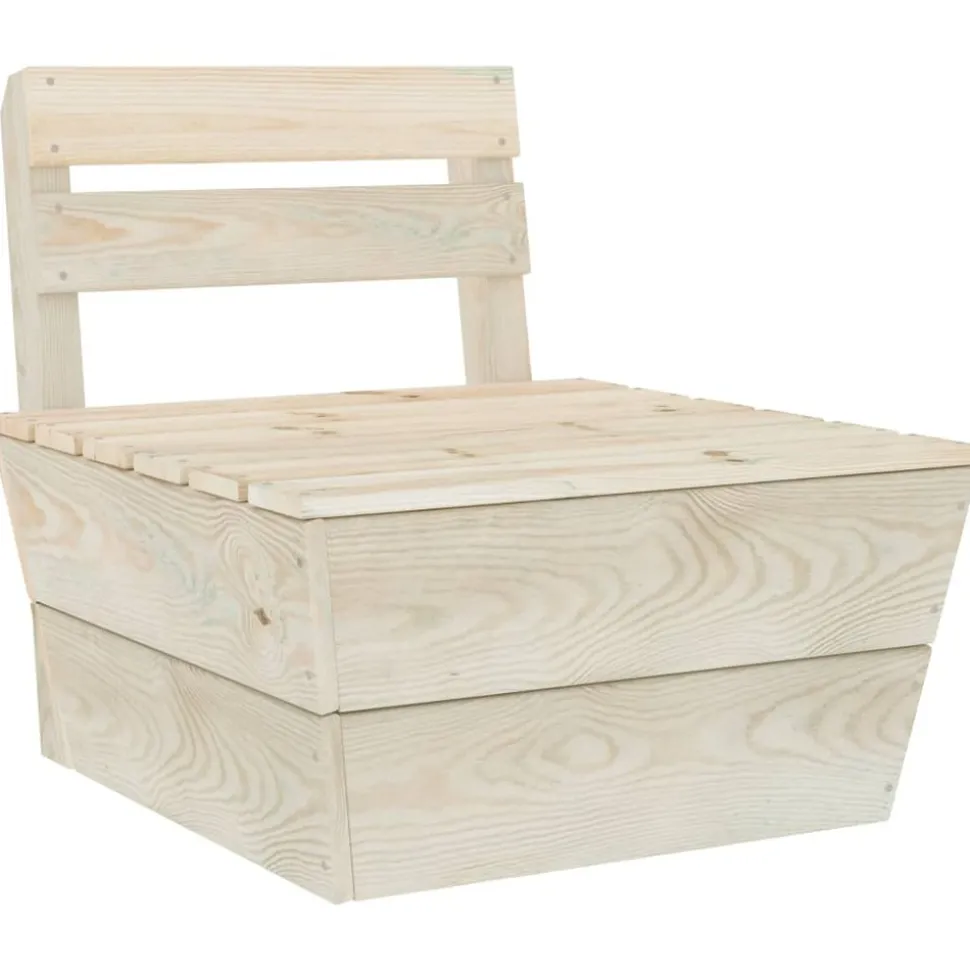 MAISON EXCLUSIVE - Salon de jardin palette 5 pcs bois d'épicéa imprégné