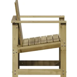 MAISON EXCLUSIVE - Salon de jardin 3 pcs bois de pin imprégné