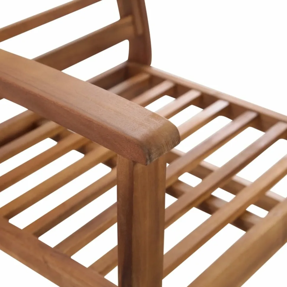MAISON EXCLUSIVE - Salon de jardin 4 pcs bois d'acacia solide