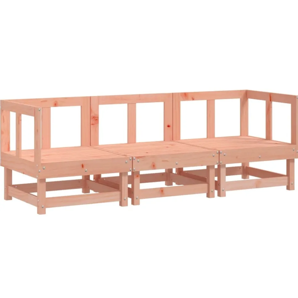 MAISON EXCLUSIVE - Salon de jardin 3 pcs bois massif douglas