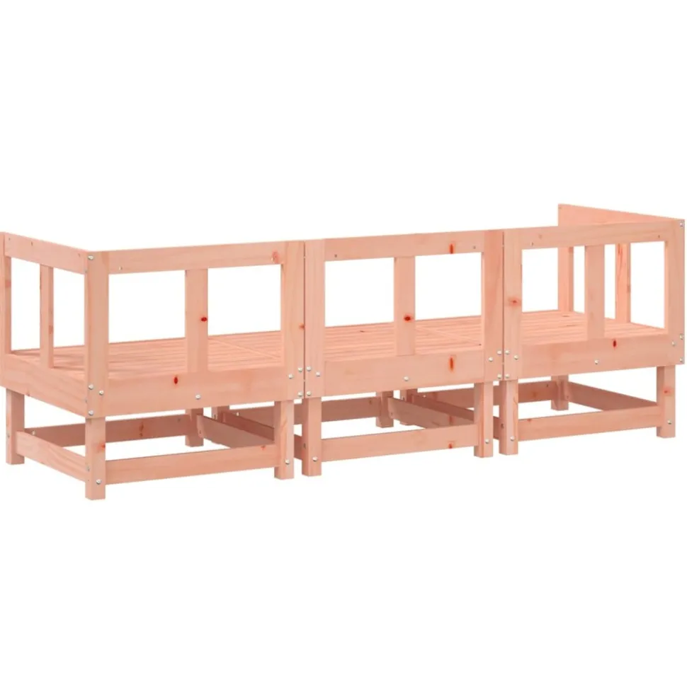 MAISON EXCLUSIVE - Salon de jardin 3 pcs bois massif douglas