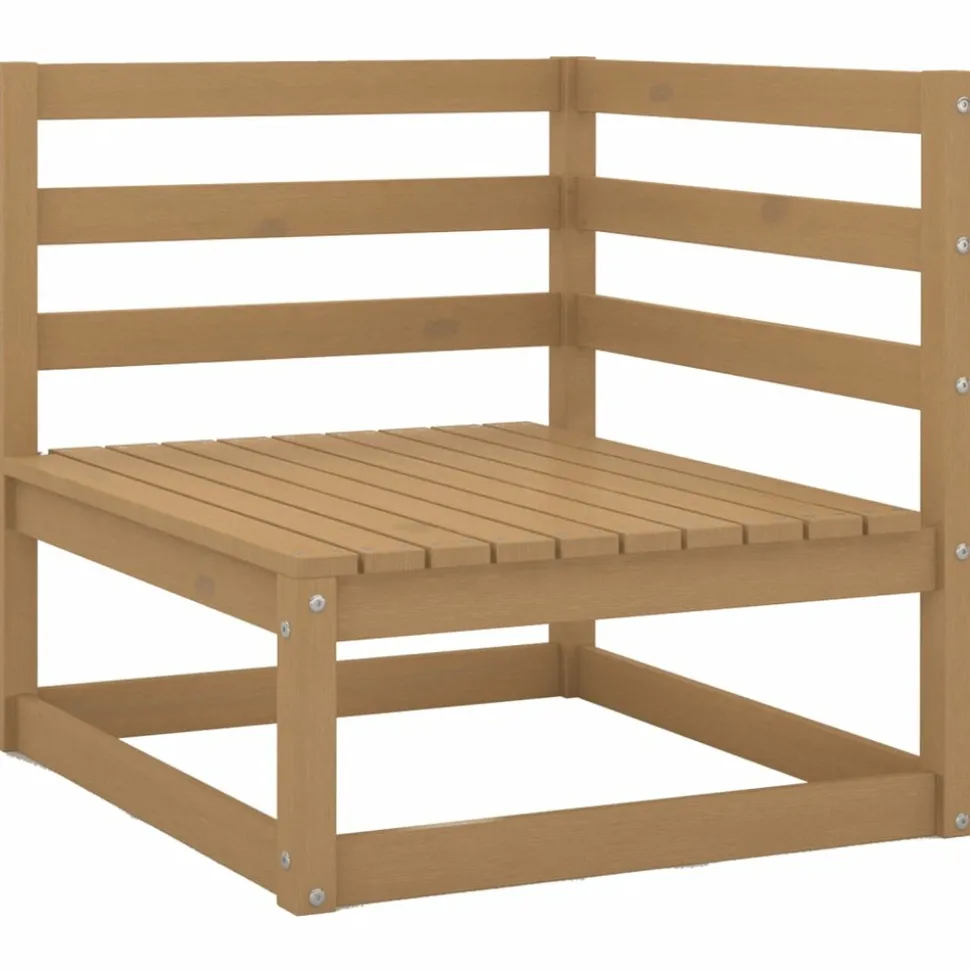 MAISON EXCLUSIVE - Salon de jardin 6 pcs bois de pin massif