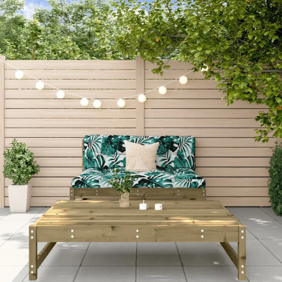 MAISON EXCLUSIVE - Salon de jardin 2 pcs bois de pin imprégné
