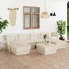 MAISON EXCLUSIVE - Salon de jardin palette 7 pcs bois d'épicéa imprégné