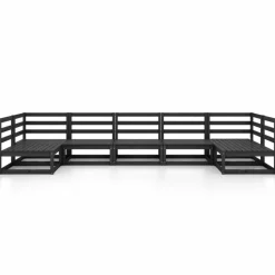 MAISON EXCLUSIVE - Salon de jardin 7 pcs bois de pin massif
