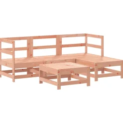 MAISON EXCLUSIVE - Salon de jardin 5 pcs bois massif douglas