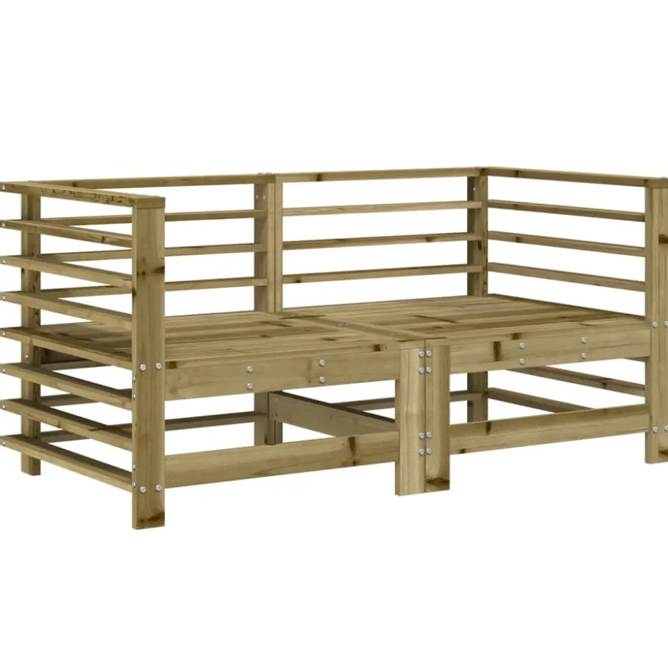 MAISON EXCLUSIVE - Salon de jardin 6 pcs bois de pin imprégné