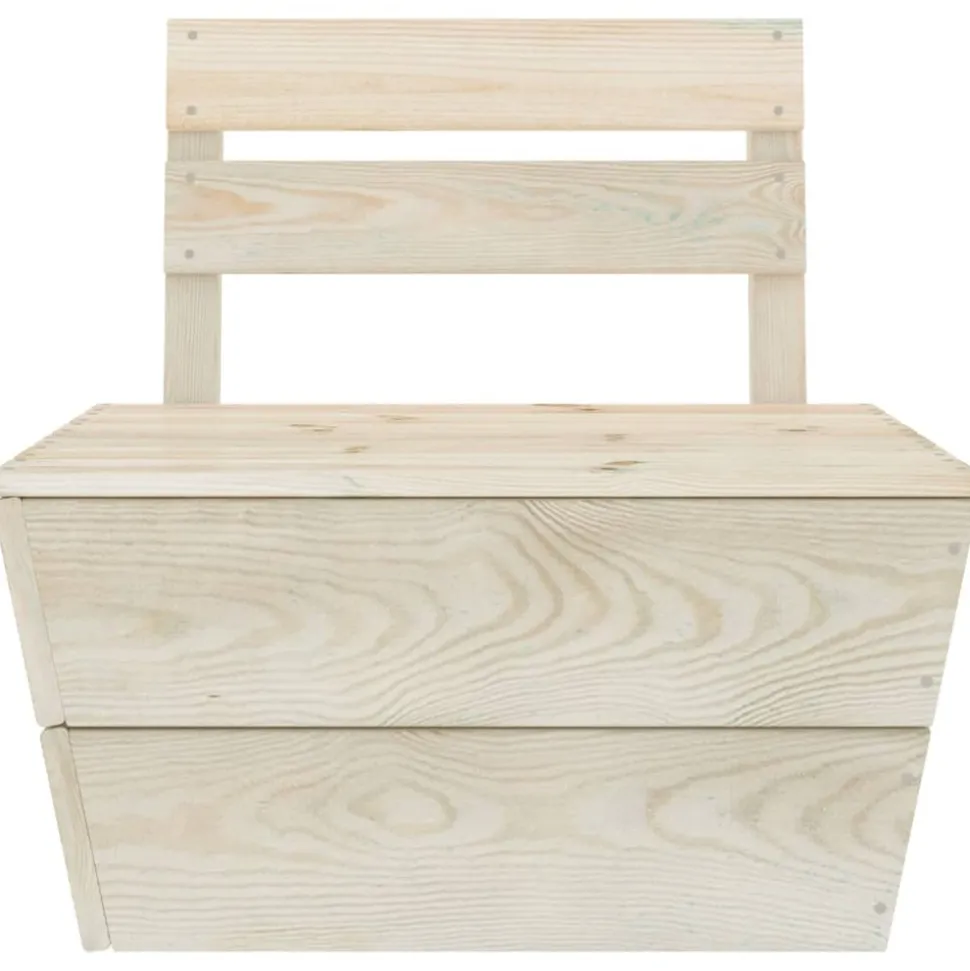 MAISON EXCLUSIVE - Salon de jardin palette 8 pcs bois d'épicéa imprégné