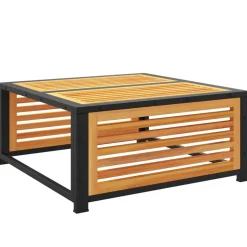 MAISON EXCLUSIVE - Salon de jardin avec coussins 5 pcs bois d'acacia solide