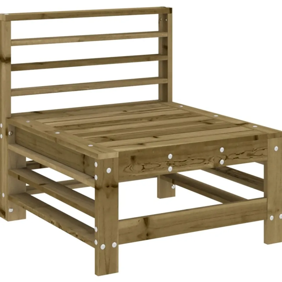 MAISON EXCLUSIVE - Salon de jardin 8 pcs bois de pin imprégné