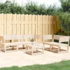 MAISON EXCLUSIVE - Salon de jardin 5 pcs bois de pin massif