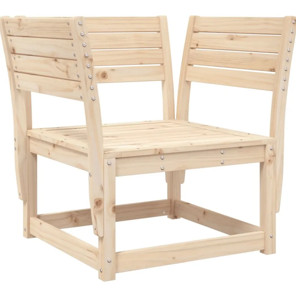 MAISON EXCLUSIVE - Salon de jardin 5 pcs bois de pin massif