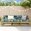 MAISON EXCLUSIVE - Salon de jardin 3 pcs bois de pin imprégné
