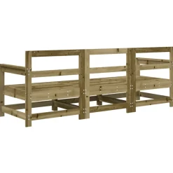 MAISON EXCLUSIVE - Salon de jardin 3 pcs bois de pin imprégné