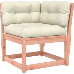 MAISON EXCLUSIVE - Salon de jardin 7 pcs avec coussins bois massif douglas