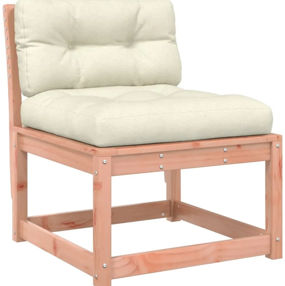 MAISON EXCLUSIVE - Salon de jardin 7 pcs avec coussins bois massif douglas