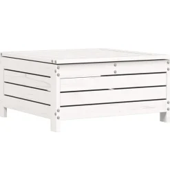 MAISON EXCLUSIVE - Salon de jardin 5 pcs blanc bois massif de pin