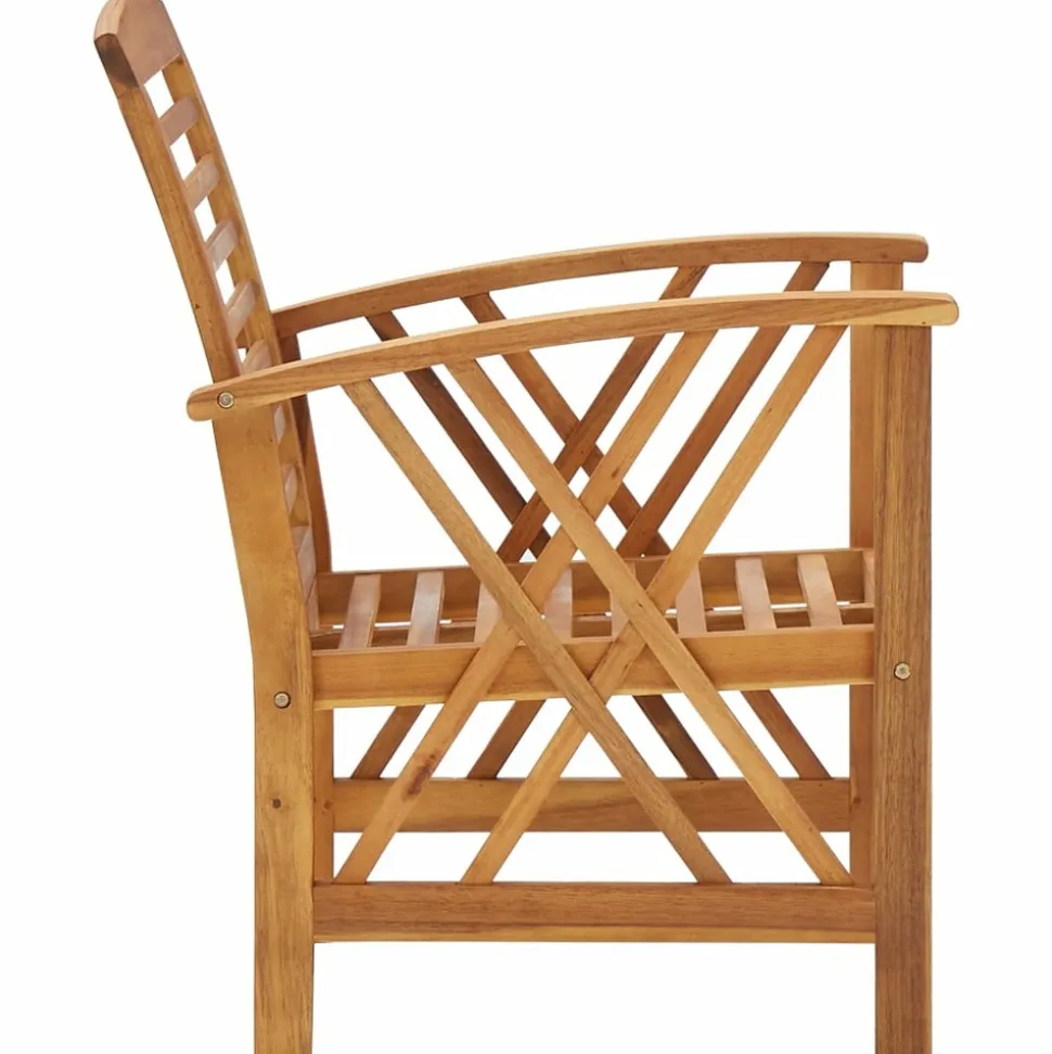 MAISON EXCLUSIVE - Salon de jardin 4 pcs bois d'acacia solide