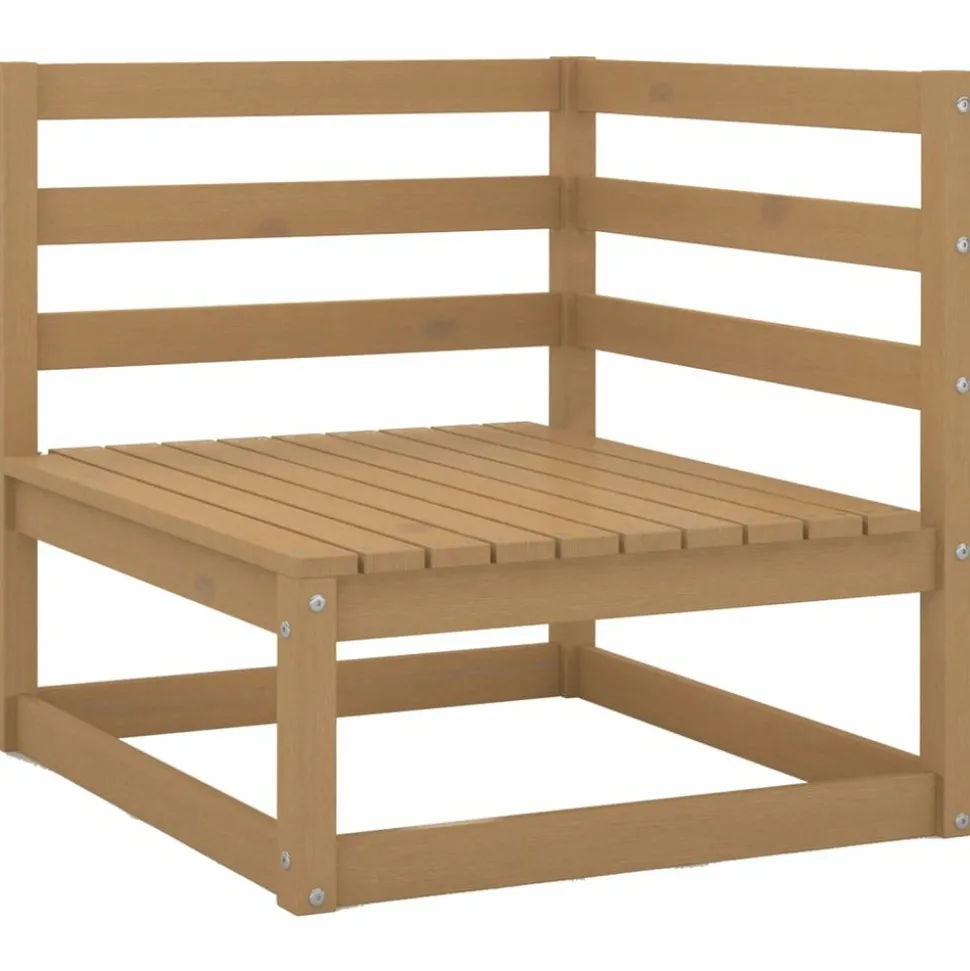 MAISON EXCLUSIVE - Salon de jardin 7 pcs bois de pin massif