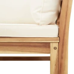 MAISON EXCLUSIVE - Salon de jardin 3 pcs avec coussins bois massif d'acacia