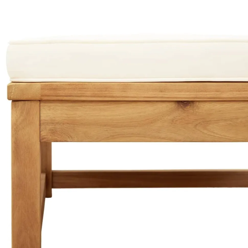 MAISON EXCLUSIVE - Salon de jardin 3 pcs avec coussins bois massif d'acacia