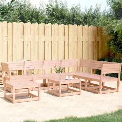 MAISON EXCLUSIVE - Salon de jardin 7 pcs bois massif douglas
