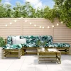 MAISON EXCLUSIVE - Salon de jardin 6 pcs bois de pin imprégné