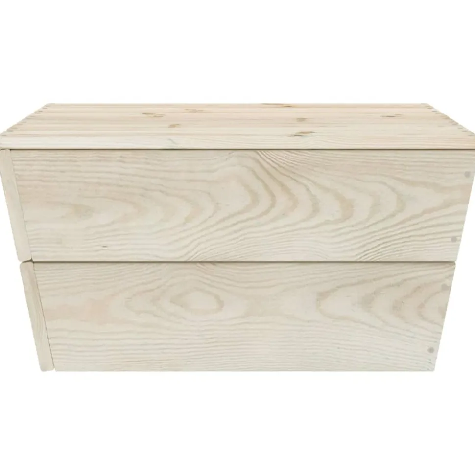 MAISON EXCLUSIVE - Salon de jardin 2 pcs bois d'épicéa imprégné