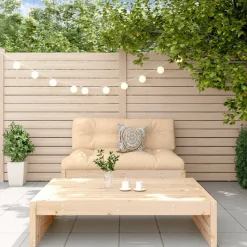 MAISON EXCLUSIVE - Salon de jardin 2 pcs bois de pin massif