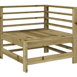 MAISON EXCLUSIVE - Salon de jardin 7 pcs bois de pin imprégné