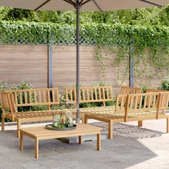 MAISON EXCLUSIVE - Salon palette de jardin 4 pcs bois d'acacia massif