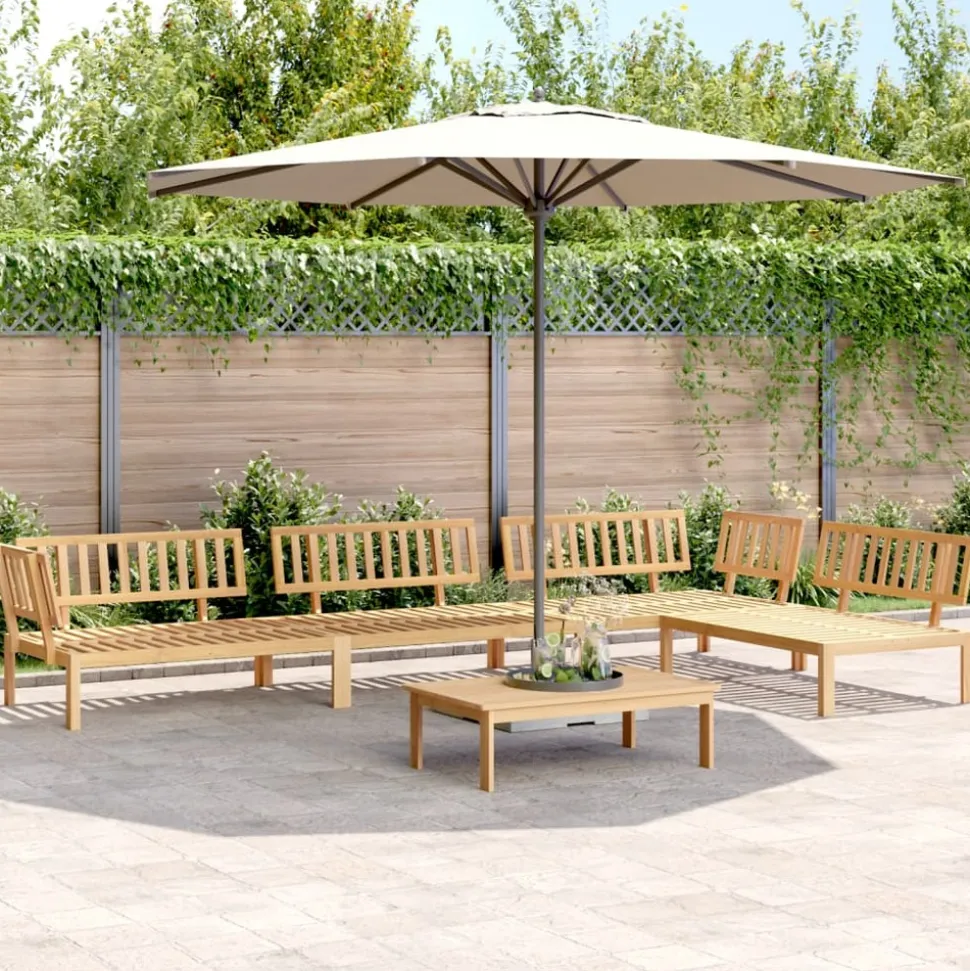 MAISON EXCLUSIVE - Salon palette de jardin 5 pcs bois d'acacia massif