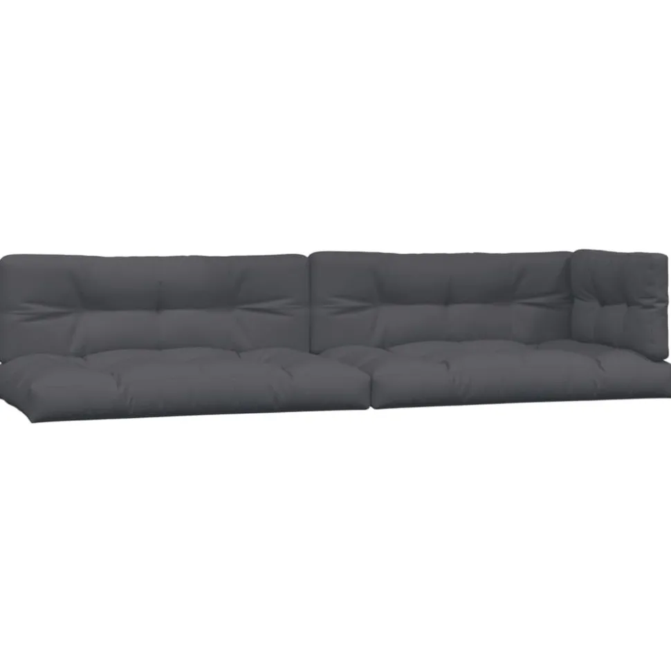 MAISON EXCLUSIVE - Salon palette de jardin avec coussins 3pcs bois d'acacia massif