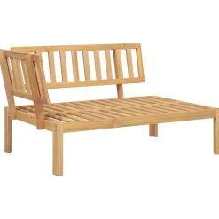 MAISON EXCLUSIVE - Salon palette de jardin avec coussins 3pcs bois d'acacia massif