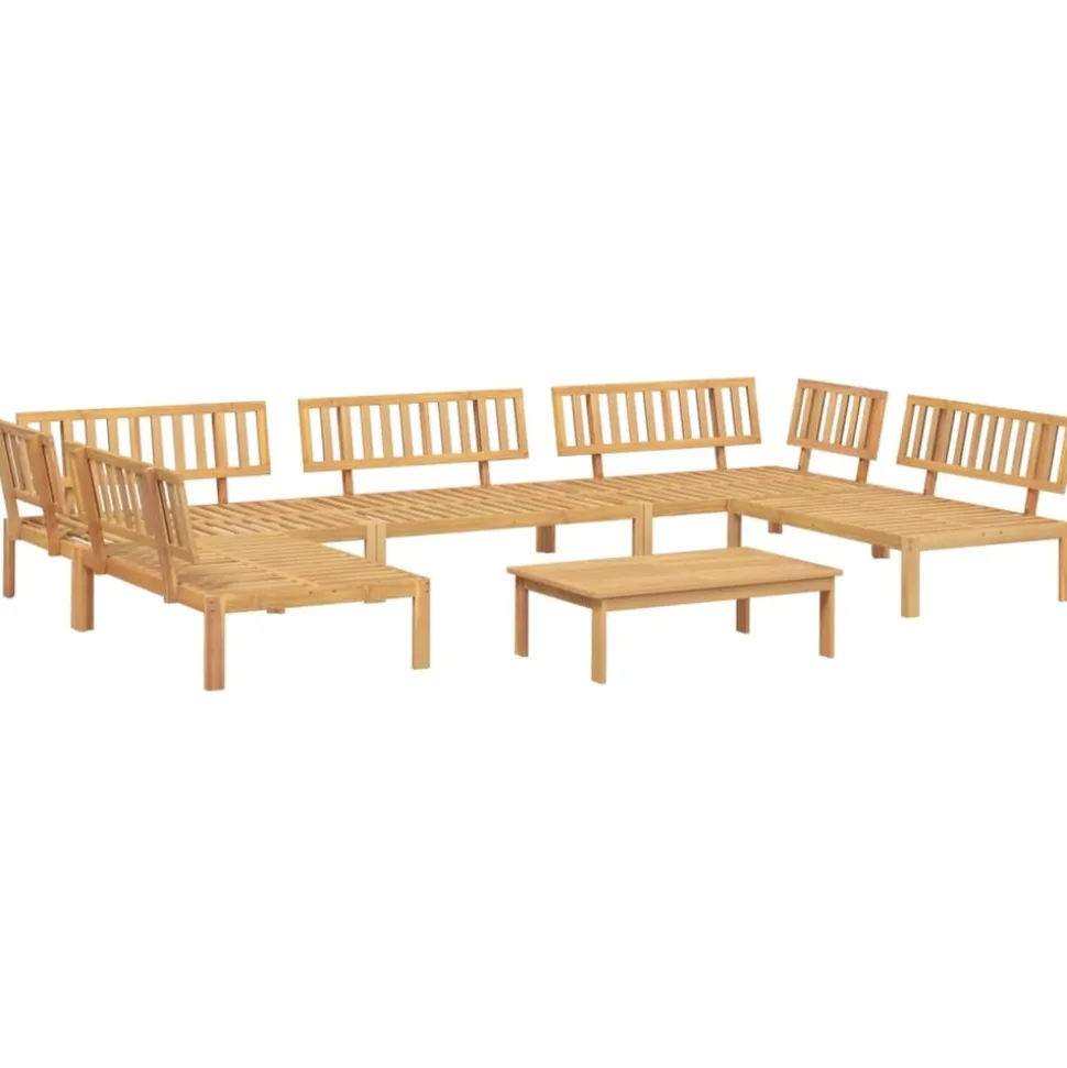 MAISON EXCLUSIVE - Salon palette de jardin 6 pcs bois d'acacia massif