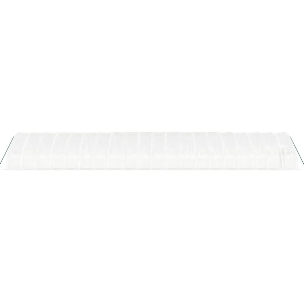 MAISON EXCLUSIVE - Serre avec cadre en acier blanc 120 m² 20x6x2,85 m