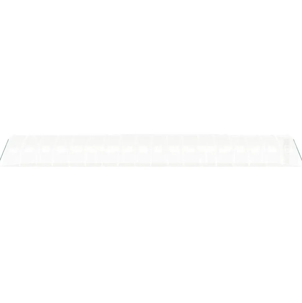 MAISON EXCLUSIVE - Serre avec cadre en acier blanc 72 m² 18x4x2 m