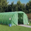 MAISON EXCLUSIVE - Serre avec cadre en acier vert 24 m² 8x3x2 m