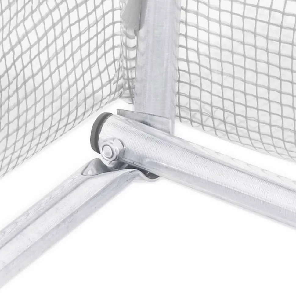 MAISON EXCLUSIVE - Serre avec cadre en acier blanc 84 m² 14x6x2,85 m