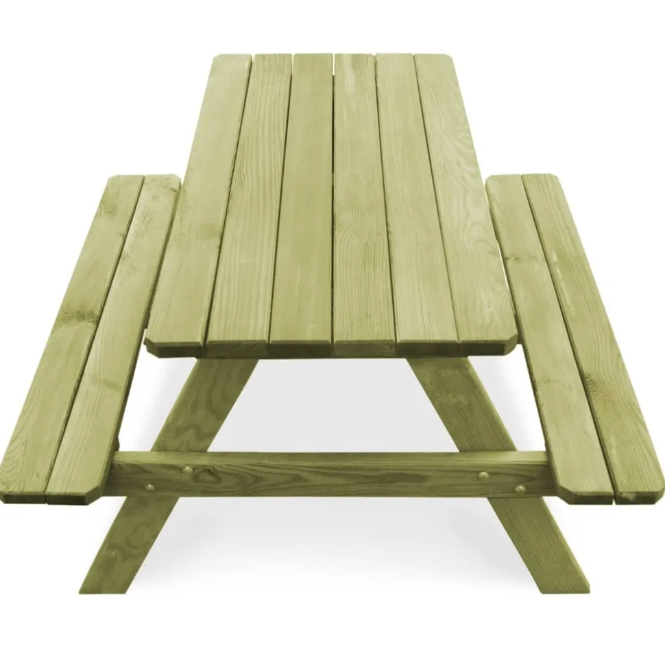 MAISON EXCLUSIVE - Table de pique-nique pour enfants avec bancs pinède imprégnée