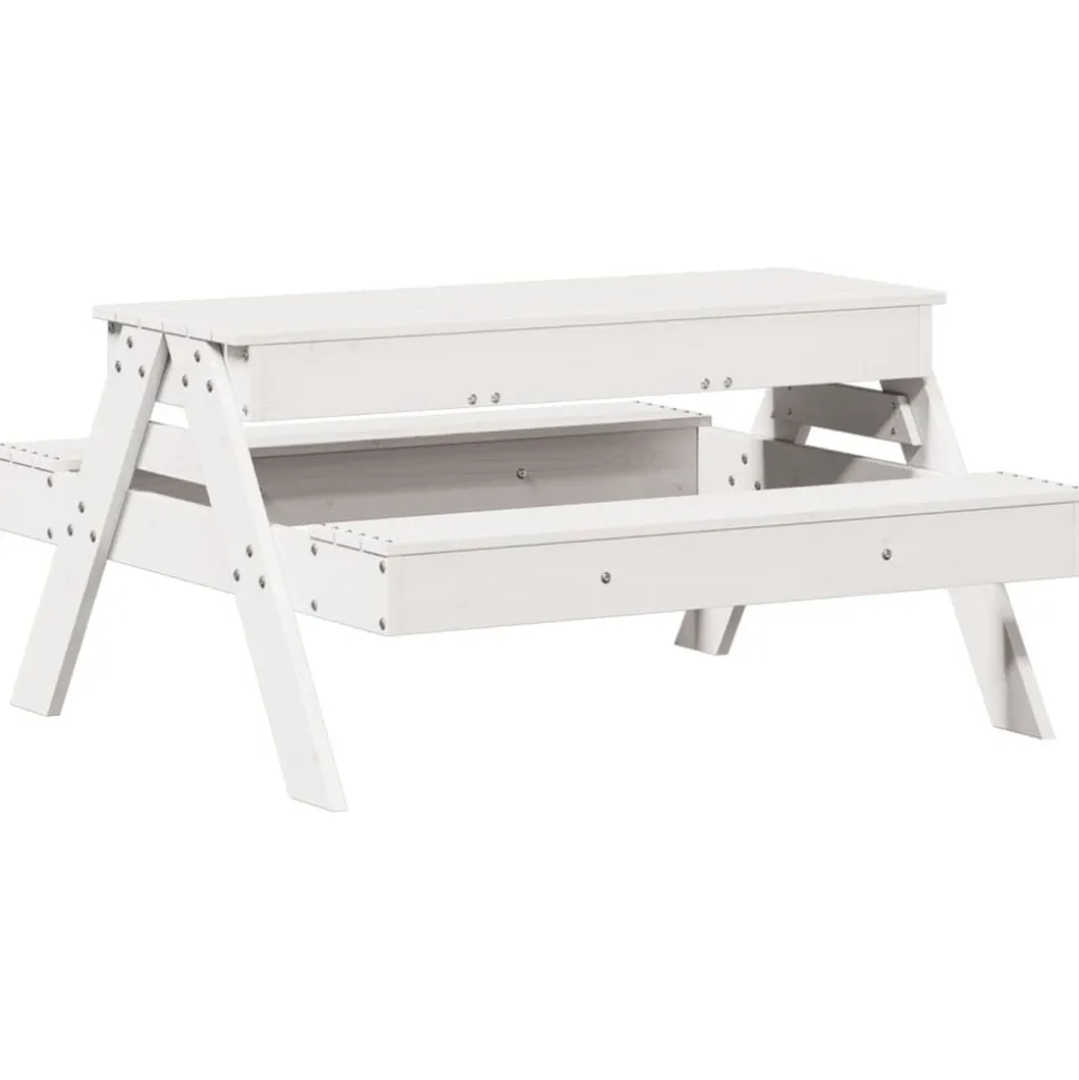 MAISON EXCLUSIVE - Table de pique-nique avec bac à sable pour enfants pin massif