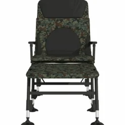 MAISON EXCLUSIVE - Transat de pêche avec pieds à boue réglables pliable camouflage