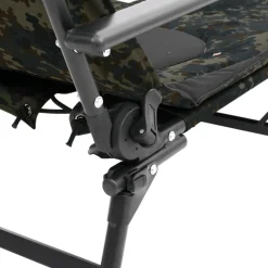 MAISON EXCLUSIVE - Transat de pêche avec pieds à boue réglables pliable camouflage