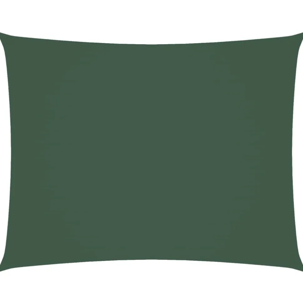 MAISON EXCLUSIVE - Voile de parasol tissu oxford rectangulaire 3x6 m vert foncé